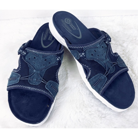 Earth Spirit Shoes Earth Spirit Leather Slide On Gelron Cushion
